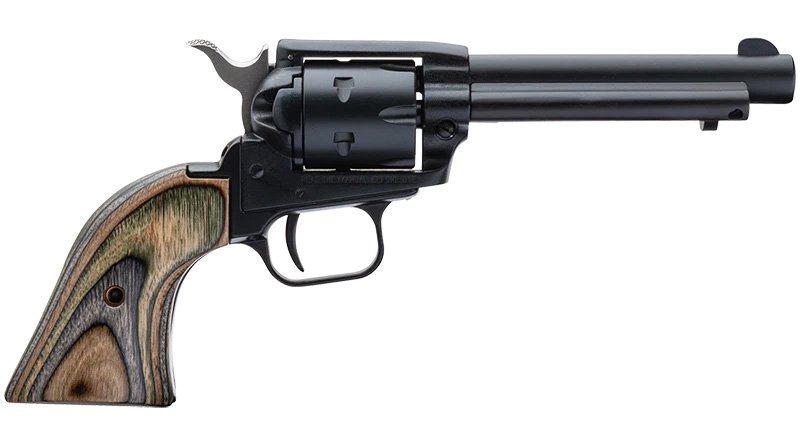 RR 22LR/MAG BKSTN 4-3/4 6-RDS CAMO LAM GRN