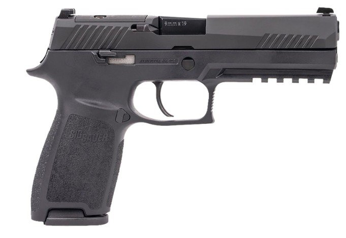 P320 Full Size 9mm 4.7" Black (2) 10-rd