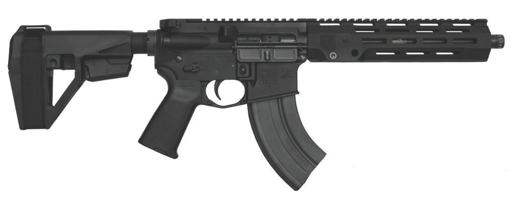 DB15 Pistol 338ARC 10.5" Brace TB MLOK Blk 26rd