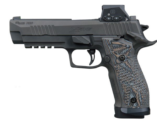 P226 XFIVE EXT 9mm 5" 5" Romeo-X Blk/Gry 3/20