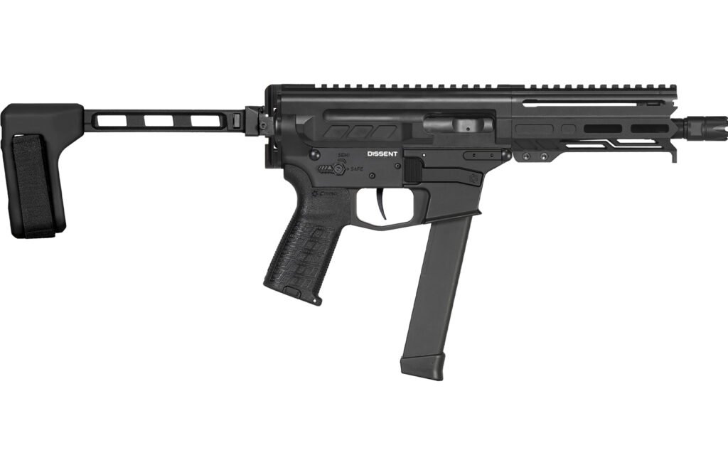 DISSENT MkGs Pstl 9mm 6.5"  Brace Blk 33rd