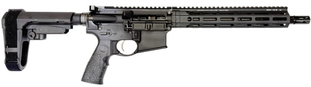 DD4 Pistol 5.56 11.5" TB MLOK SBA3 Blk No Mag