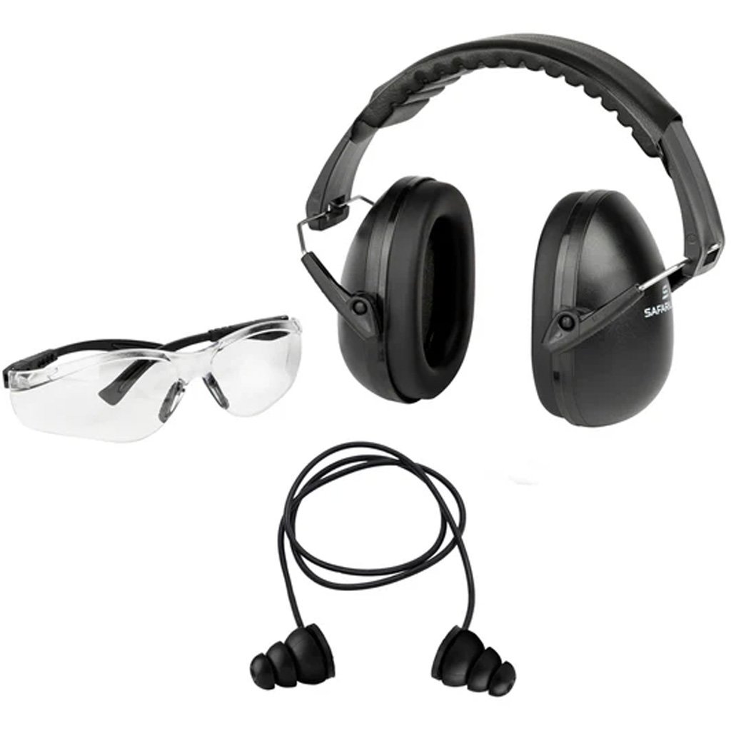 Safariland Pro Impulse Range Kit Eye Protection, Earmuffs, Impulse Plus In Ears