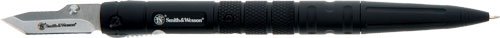 S&W FOLDING PEN KNIFE 1.6" BLD - 7.6" LONG ALUMINUM BLACK