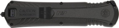 S&W KNIFE M&P OTF 3.5" AUS-8 - BLADE TIP DOWN CARRY W/SAFETY