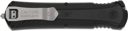 S&W KNIFE M&P OTF 3.5" AUS-8 - SPEAR BLADE TIP DOWN W/SAFETY