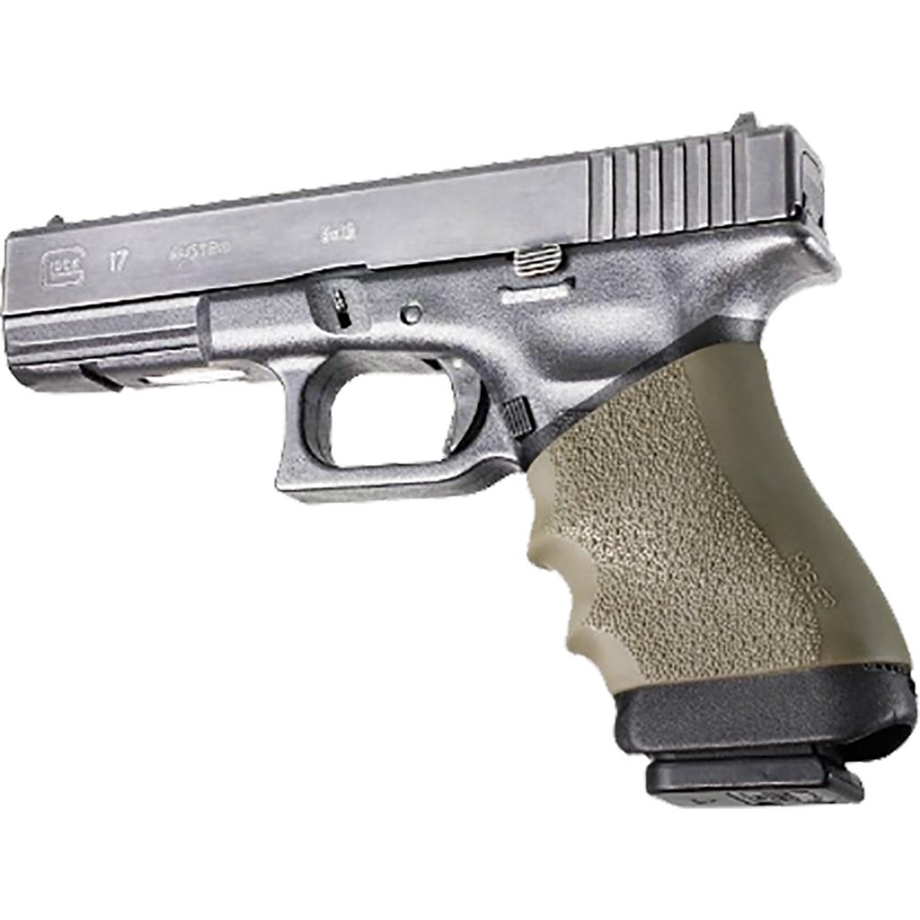 Hogue HandAll Universal Grip Sleeve OD Green Full Size
