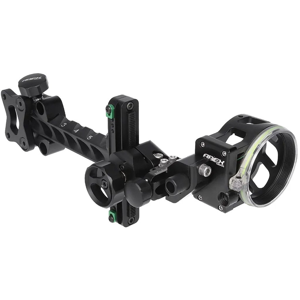 Apex Aegis Fiber-Optic Series Black 1-Pin .019