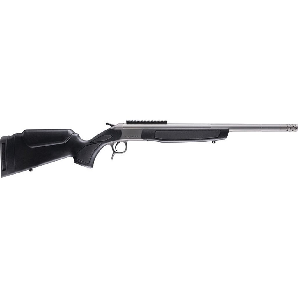 CVA Scout TD V3 Rifle 338 ARC 18 in. Stainless/Black w/0MOA Rail