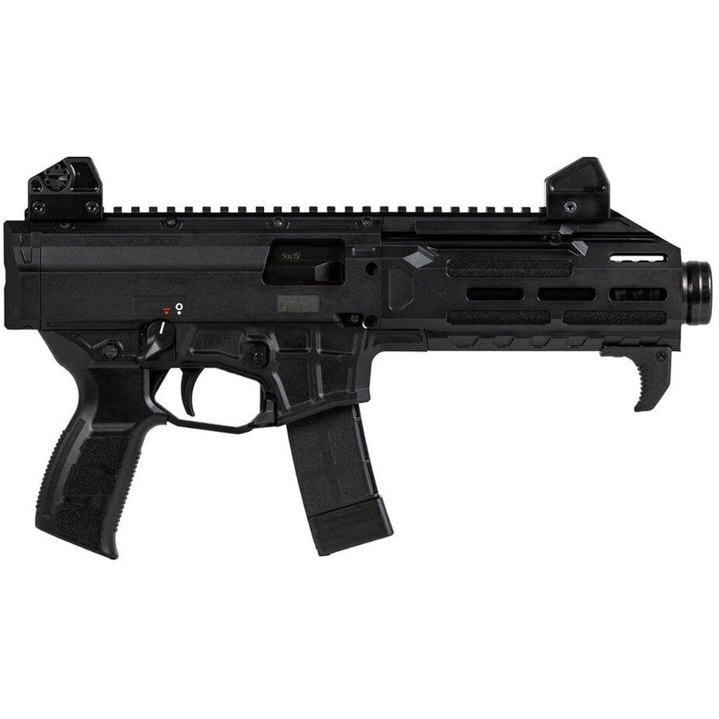 CZ Scorpion 3+ Pistol  9mm 7.8 in. Black W/SB Tactical Brace 20 rd.