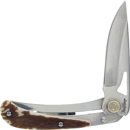 UNCLE HENRY KNIFE 3UH LARGE - 2.7" BLADE STAGLON HANDLE SCLS