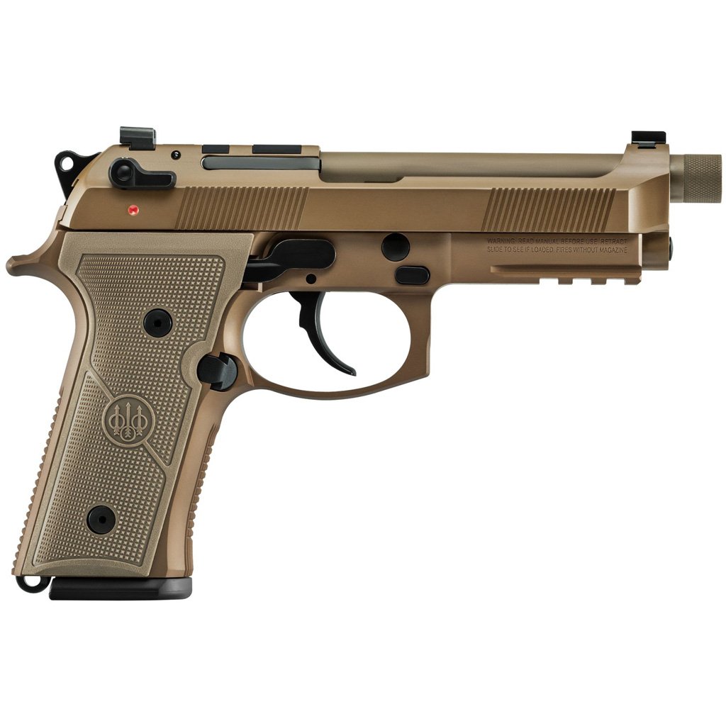 Beretta M9A4 Centurion Pistol  9mm 4.8 in. FDE W/Threaded Brrl 18 rd.