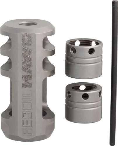 BROWNING RECOIL HAWG MUZZLE - BRAKE SILVER COLLARS & TOOL