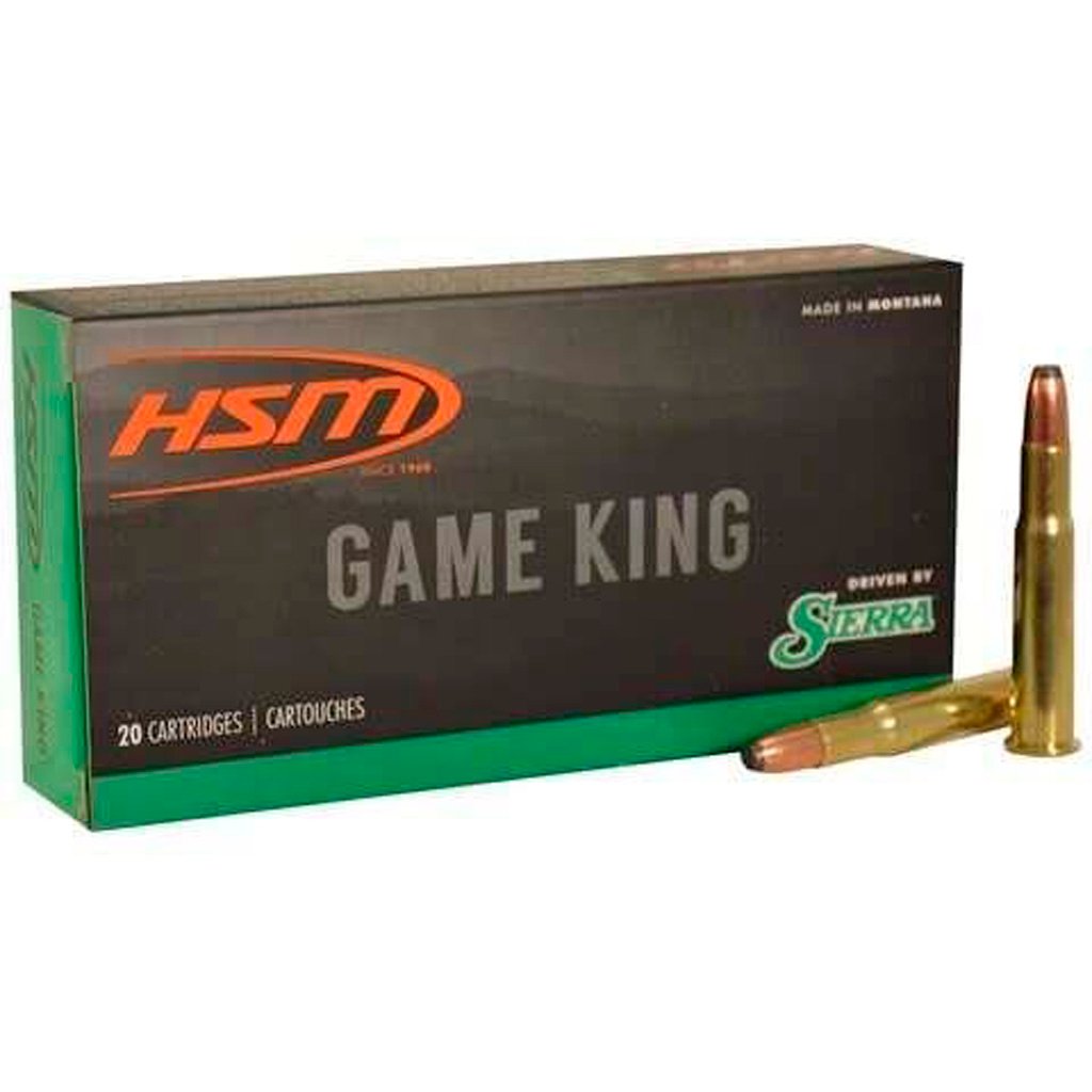 HSM Game King Rifle Ammunition 30-30 Win. Sierra Pro-Hunter 170 gr. 20 rd.