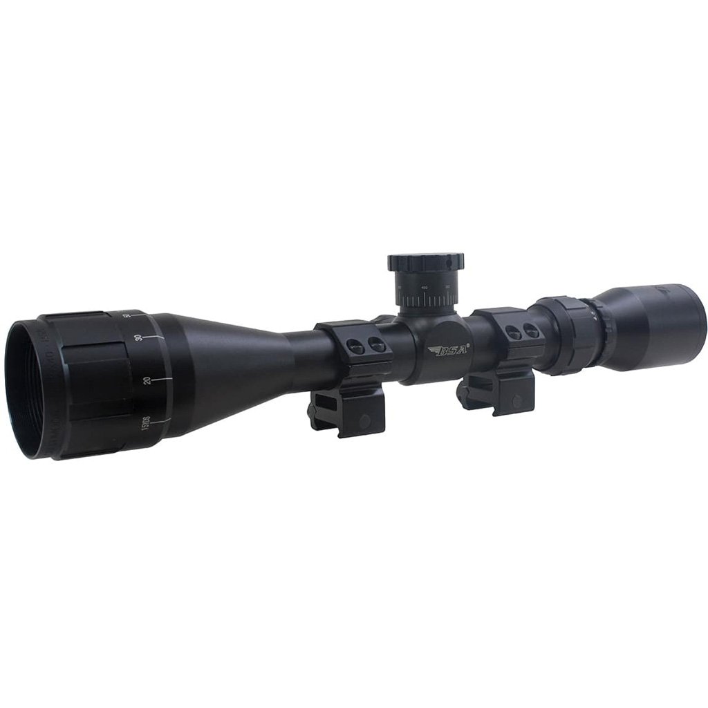 BSA Optics Sweet 22 AO Rifle Scope 3-9x40mm .22 LR W/ Dovetail Rings