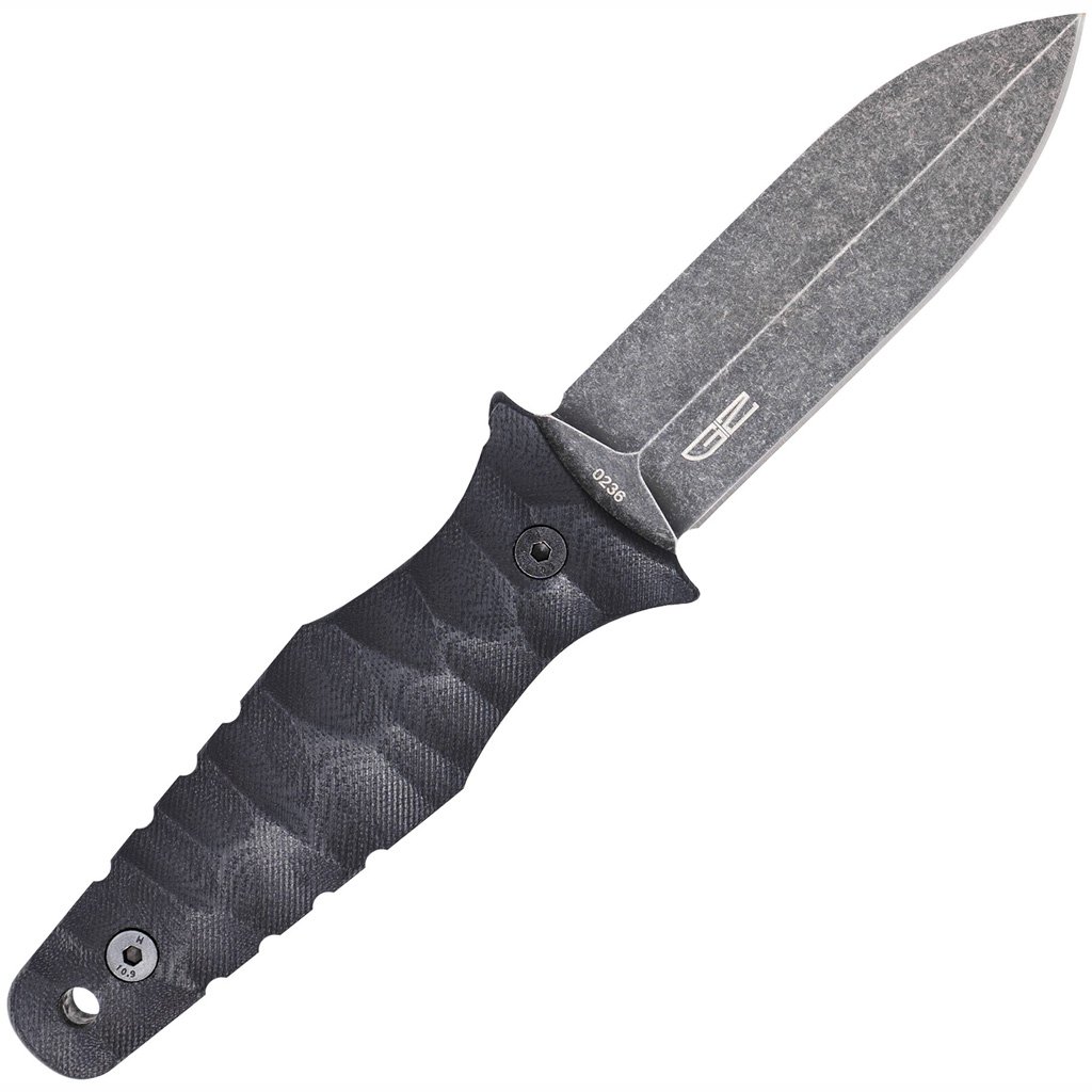 CobraTec Claymore Dagger Fixed Blade Black Stonewash