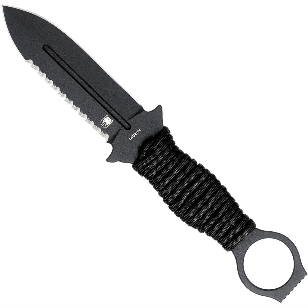 CobraTec Ringed Claymore Dagger Fixed Blade Black