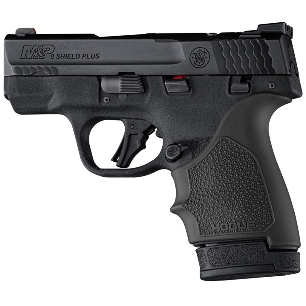Hogue HandAll Beavertail Grip Sleeve S&W M&P 9 Shield Plus Black