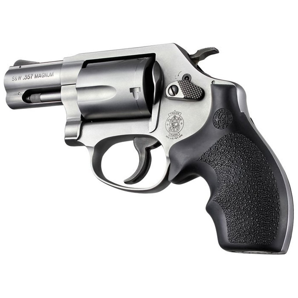 Hogue Overmolded Rubber Bantam Grip S&W J Frame Revolvers Black