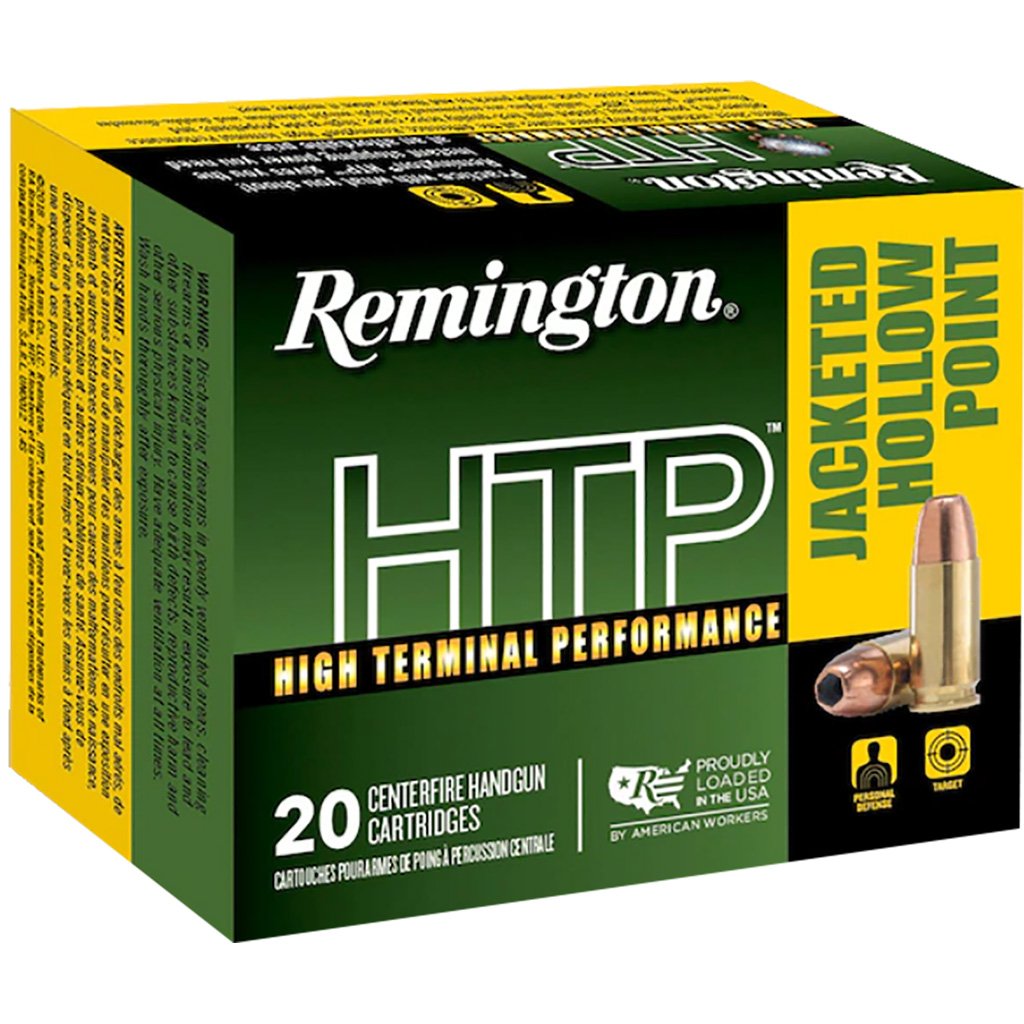 Remington HTP Handgun Ammo 40 S&W 155 gr. JHP 20 rd.
