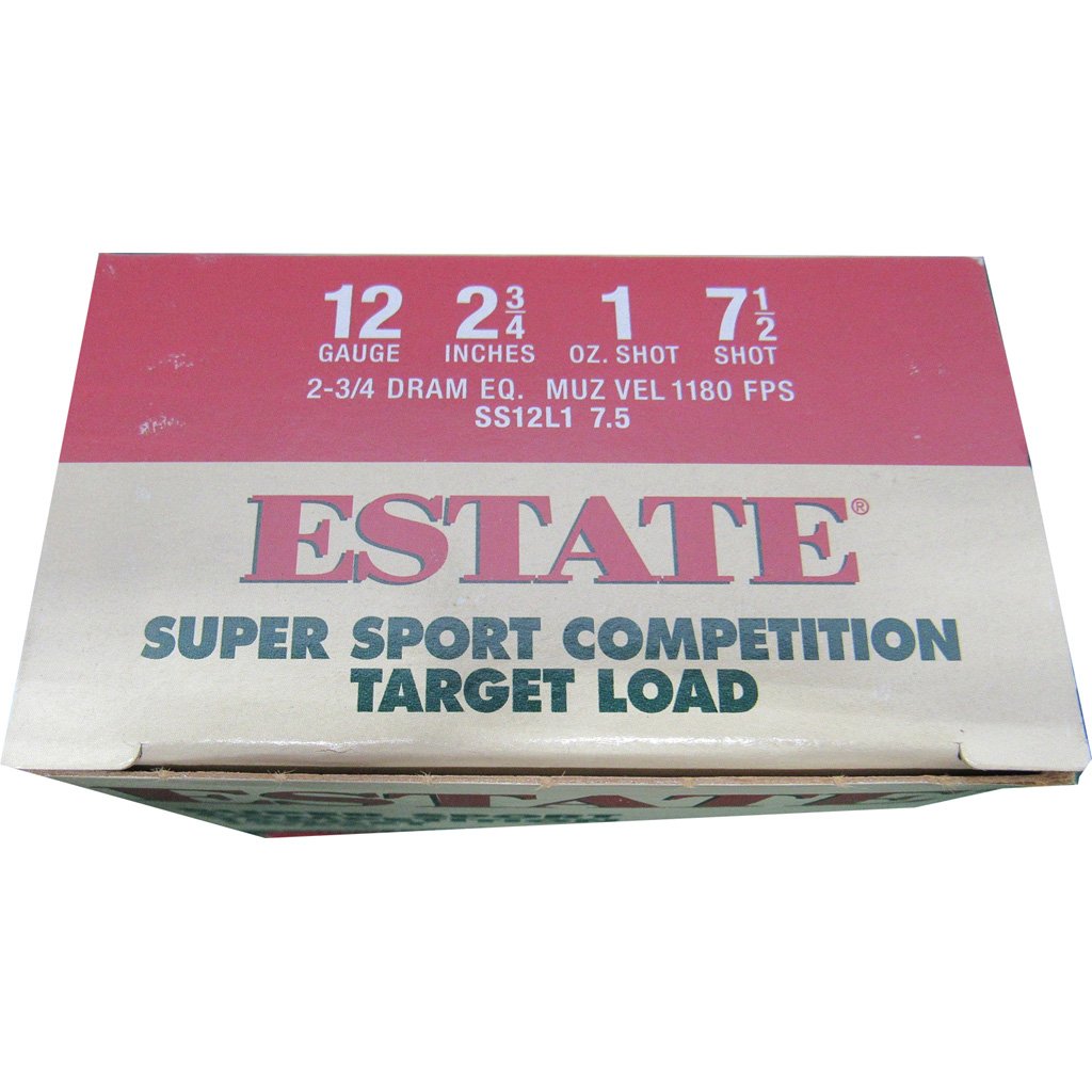 Estate Super Sport Competition Target Load 12 ga. 2.75 in. 2 3/4 Dr. 1 oz. 7.5 Shot 25 rd.