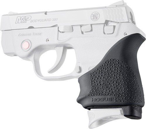 HOGUE HANDALL BEAVERTAIL GRIP - SLEEVE S&W BODYGAURD .380 BLK