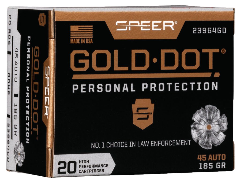 SPR 45AP 185GR GOLD HP 20RD