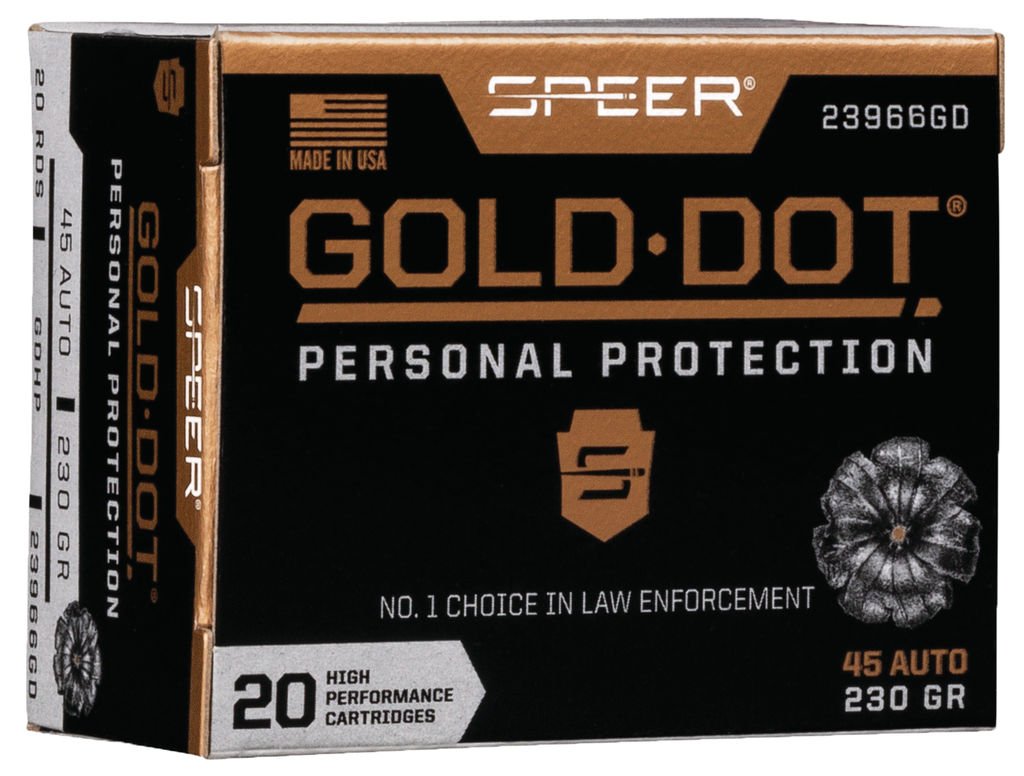 SPR 45AP 230GR GOLD HP 20RD