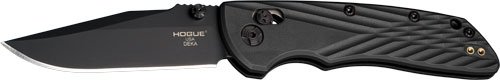 HOGUE DEKA ABLE LOCK FLDR 3.25 - CLIP POINT BLADE POLY BLACK