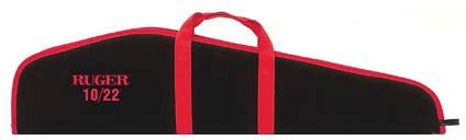 ALLEN GUN CASE 40" SCOPED - RUGER 10/22 NYLON BLACK/RED
