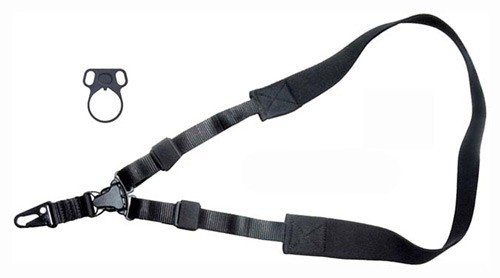 TOC TACTICAL SLING SINGLE - POINT W/ADAPTER BLACK