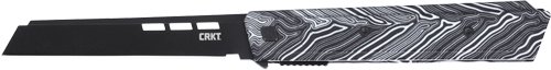 CRKT ZEPHYR 3.22" PLAIN EDGE - WHITE/BLACK G10 LINER LOCK