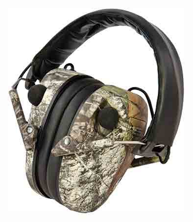 CALDWELL E-MAX EAR MUFF LOW- - PROFILE ELECTRONIC MOBU CAMO