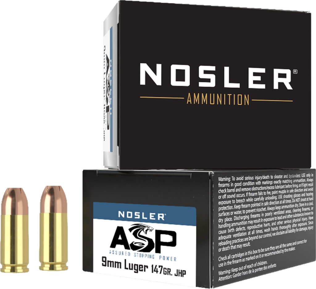 NOS 9MM 147GR ASP JHP 20RD