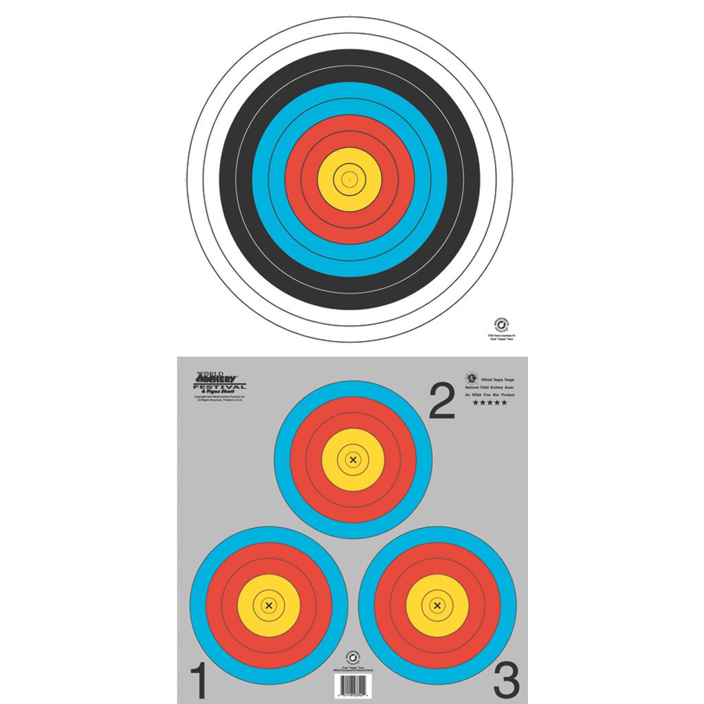 Maple Leaf Target Face Dual Vegas 100 pk.