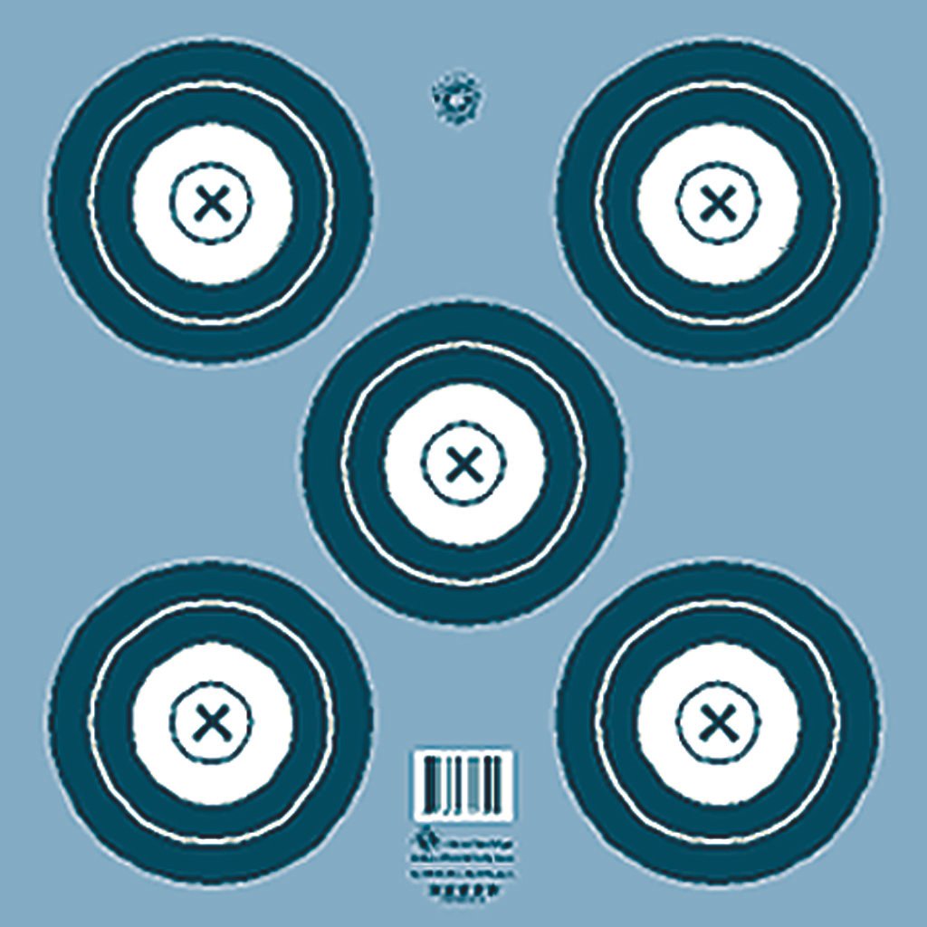 Maple Leaf Target Face NFAA Indoor 5-Spot 100 pk.