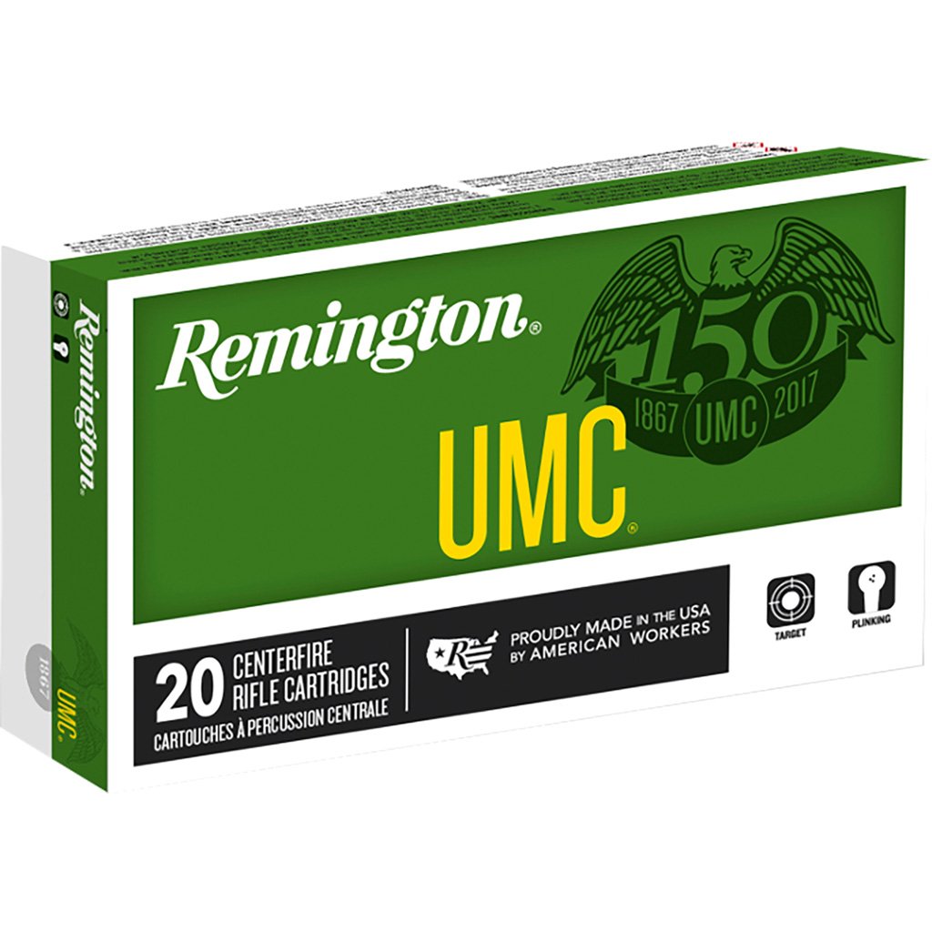 Remington UMC Centerfire Rifle Ammo 22-250 Rem. 45 gr. JHP 20 rd.