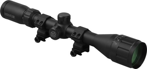 KONUS SCOPE FIGHTER 4-12X40 - W/RINGS AO BDC RETICLE BLACK