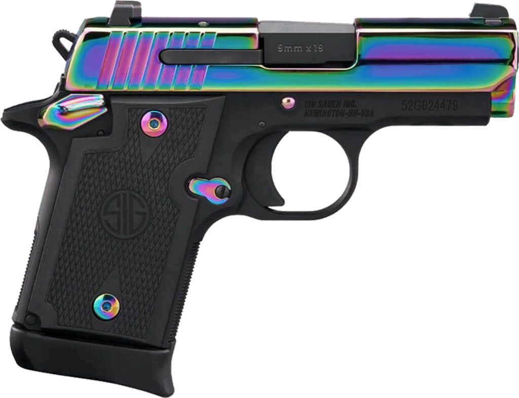 SIG P938 RNBW 9MM 7RD CMPCT