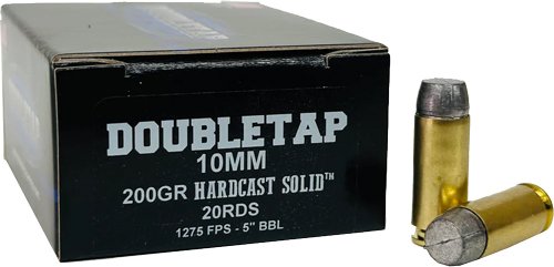DOUBLETAP 10MM 200GR WFNGC - HARDCAST SOLID 20RD 50BX/CS
