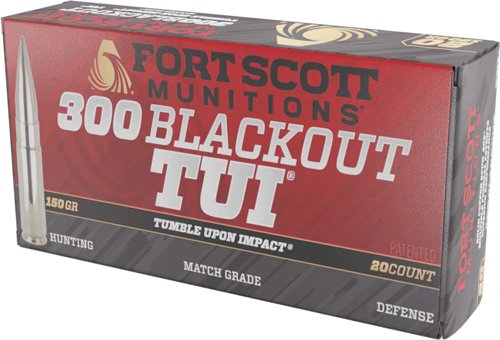 FORT SCOTT 300 AAC 150GR TUI - SOLID COPPER 20RD 25BX/C