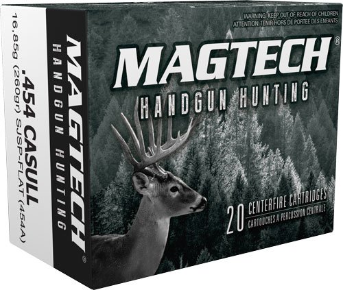 MAGTECH 454 CASULL 260GR - SJSP-FP 20RD 50BX/CS