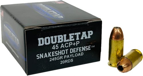DOUBLETAP 45ACP+P SNAKE SHOT - 20RD 50BX/CS