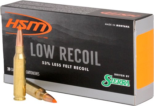 HSM LOW RECOIL 7MM REM MAG - 140GR SBT 20RD 20BX/CS