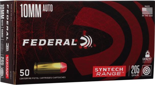 FEDERAL AE 10MM 205GR TOTAL - SYNTHETIC RANGE 50RD 10BX/CS