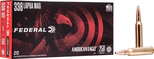 FEDERAL AE 338 LAPUA MAG 250GR - SP 20RD 10BX/CS