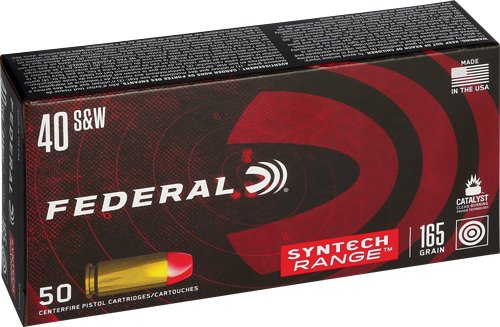 FEDERAL AE 40 SW 165GR TOTAL - SYNTHETIC JACKET 50RD 10BX/CS