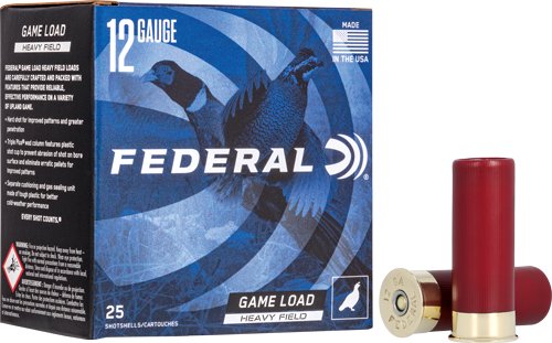 FEDERAL GAME SHOK 12GA 2.75" - 1-1/4OZ #6 25RD 10BX/CS