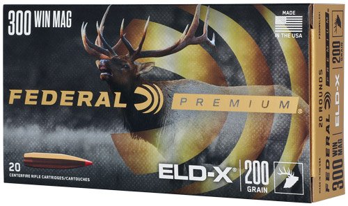 FEDERAL 300 WIN MAG 200GR - ELDX 20RD 10BX/CS
