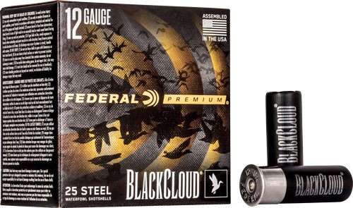 FEDERAL BLACK CLOUD 12GA 2.75" - 1-1/8OZ #3 1500FPS 25RD 10BX/C